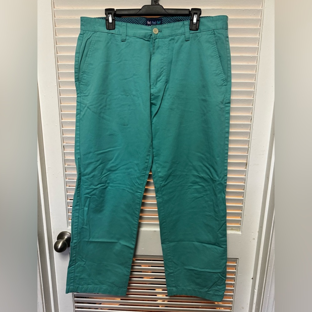 Charleston Threads teal chinos 36x30